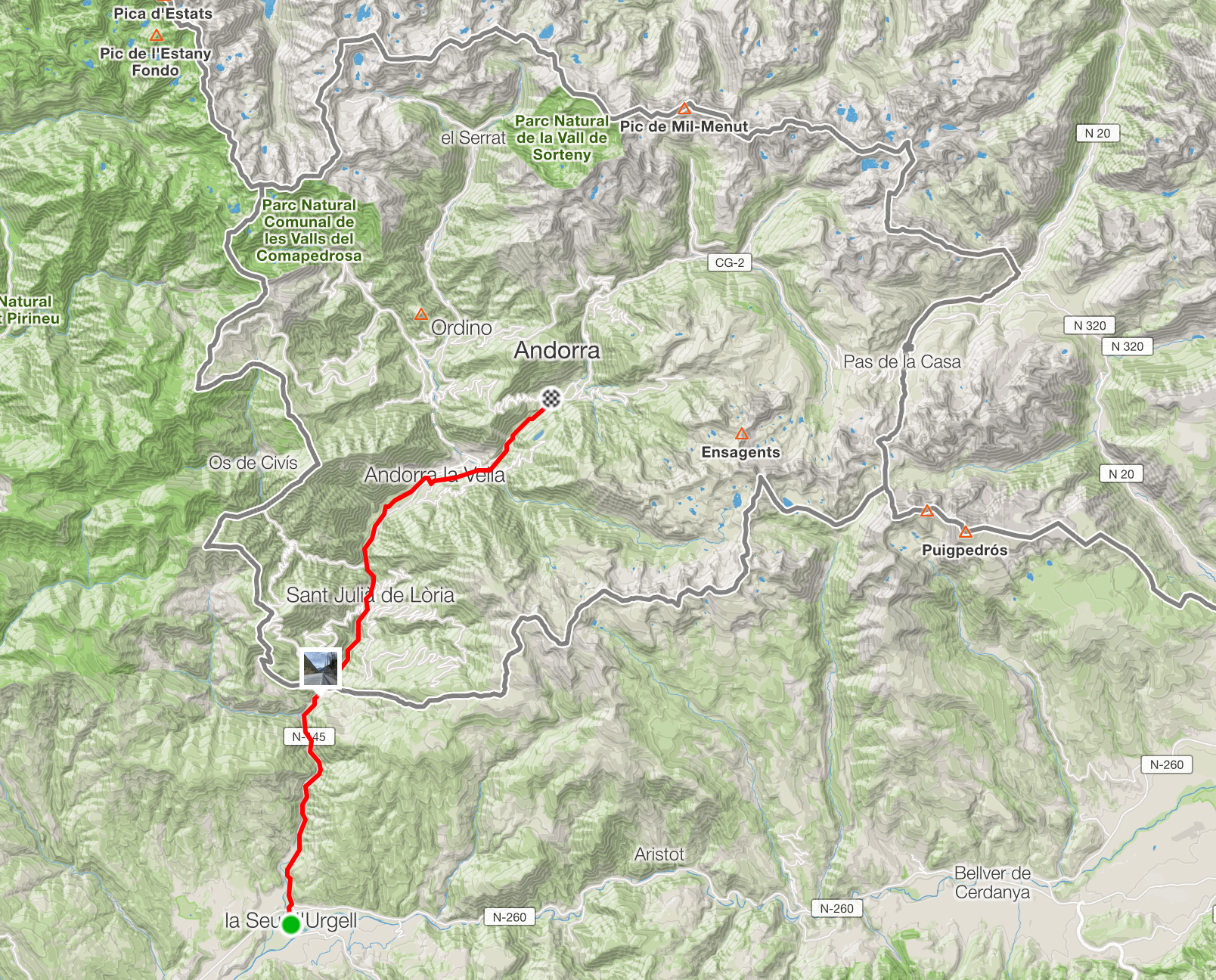 The 26km commute is basically longer than the country.