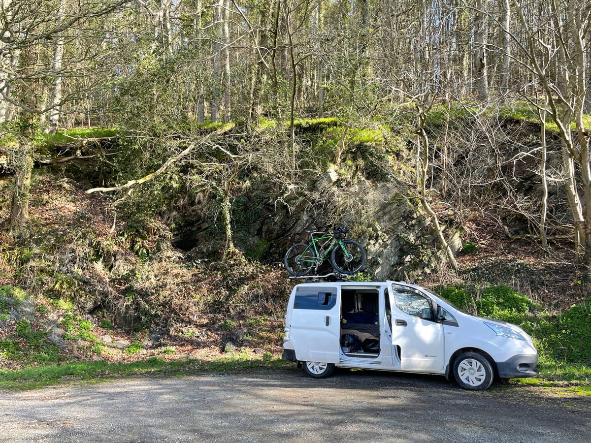 Living in a tiny electric van for three years