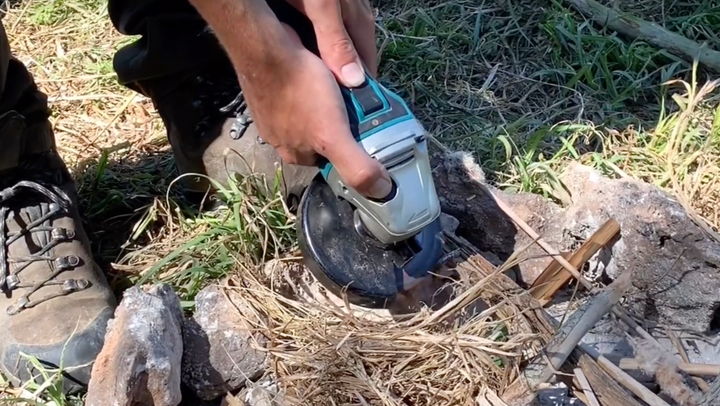 Angle Grinder Friction Fire